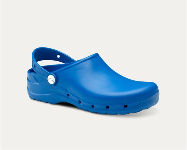 Calzado Feliz Caminar Flotantes, ultraligero y anatómico en color azul eléctrico.