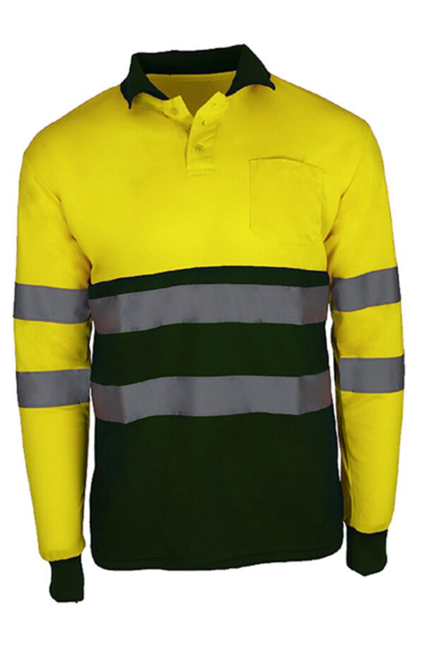 Polo de alta visibilidad Sunny2 Plus de Prima, modelo manga larga.