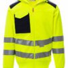 Sudadera de alta visibilidad para hombre, con capucha y bandas reflectantes.