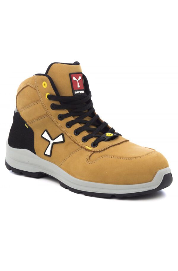 calzado de seguridad en el lugar de trabajo es más que una necesidad; es esencial. El zapato GET FORCE MID HOMBRE S3-NBK de Payper es la respuesta a la demanda de protección