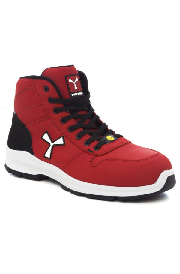 calzado de seguridad en el lugar de trabajo es más que una necesidad; es esencial. El zapato GET FORCE MID HOMBRE S3-NBK de Payper es la respuesta a la demanda de protección