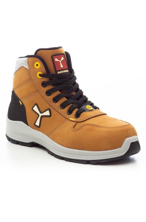 calzado de seguridad en el lugar de trabajo es más que una necesidad; es esencial. El zapato GET FORCE MID HOMBRE S3-NBK de Payper es la respuesta a la demanda de protección