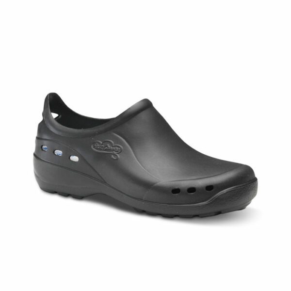 Calzado Feliz Caminar Flotantes Shoes, ultraligero en material EVA, color negro.