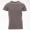 Camiseta Payper Party para hombre, 100% algodón flameado, color gris acero
