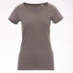 Camiseta Payper Party Lady para mujer, 100% algodón flameado, color gris acero