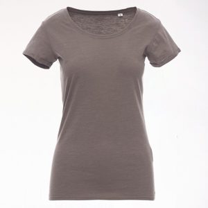 Camiseta Payper Party Lady para mujer, 100% algodón flameado, color gris acero
