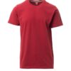 Camiseta de hombre Payper SUNRISE de manga corta y cuello redondo en color burdeos