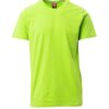 Camiseta de hombre Payper SUNRISE de manga corta y cuello redondo en color verde ácido