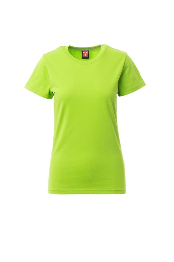 Camiseta de mujer Payper SUNRISE LADY de manga corta y cuello redondo en color verde ácido