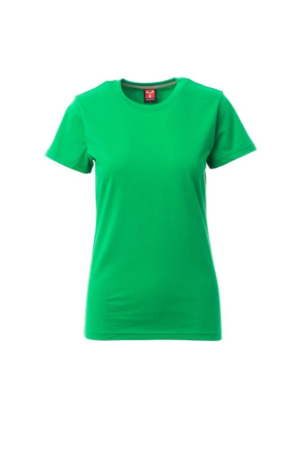 Camiseta de mujer Payper SUNRISE LADY de manga corta y cuello redondo en color verde gelatina