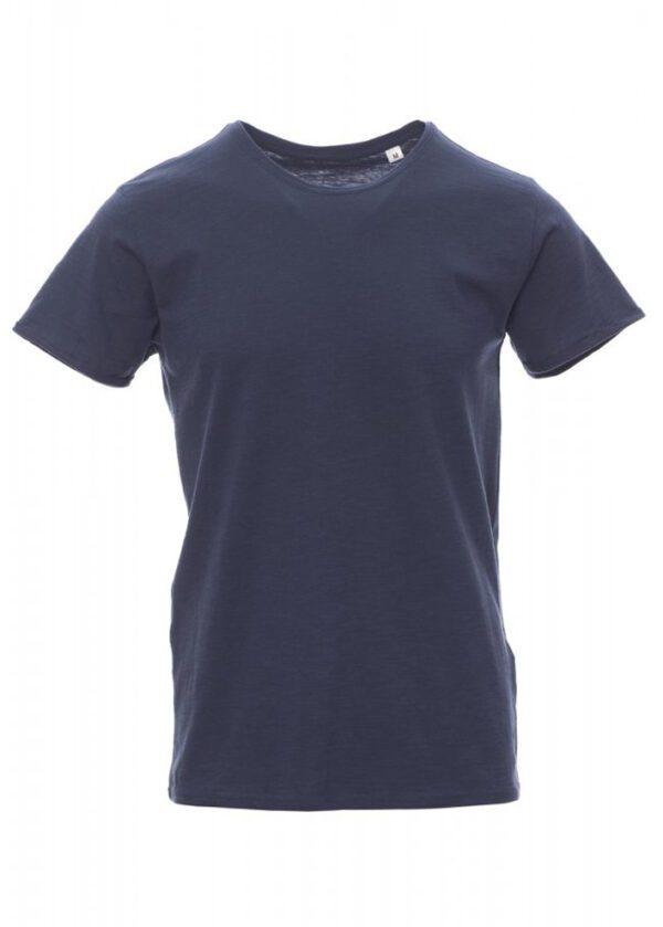 Camiseta Payper Party para hombre, 100% algodón flameado, color azul denim.