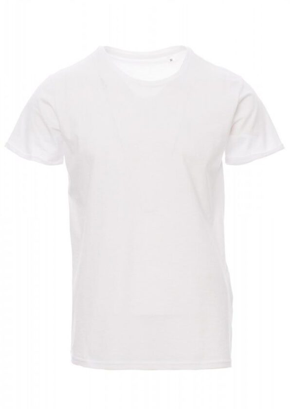 Camiseta Payper Party para hombre, 100% algodón flameado, color blanco.