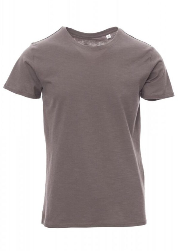 Camiseta Payper Party para hombre, 100% algodón flameado, color gris acero.