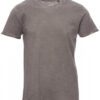 Camiseta Payper Party para hombre, 100% algodón flameado, color humo frio.