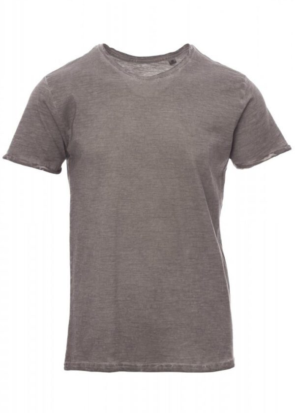 Camiseta Payper Party para hombre, 100% algodón flameado, color humo frio.