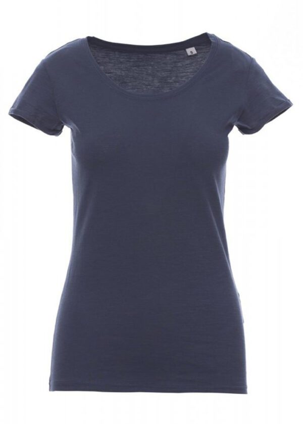 Camiseta Payper Party Lady para mujer, 100% algodón flameado, color azul denim.