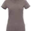 Camiseta Payper Party Lady para mujer, 100% algodón flameado, color gris acero.