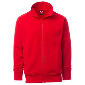 Sudadera Hoover Payper con cremallera entera y bolsillos, en color rojo