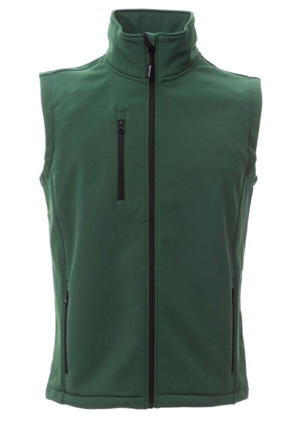 Chaleco Soft-Shell Modelo Glasgow con cremallera frontal