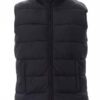 Chaleco para hombre en color negro, diseño acolchado efecto pluma.