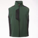 Chaleco soft-shell Cork para hombre bicolor.