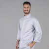Chaqueta de Cocina Unisex BELTRÁN TEJIDO RECICLADO: Elegancia y Sostenibilidad en un Diseño Funcional.
