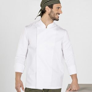 Chaqueta de cocina velcro: comodidad y seguridad para el profesional de la hostelería.
