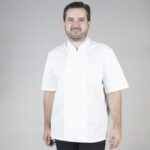 Chaqueta Cocina Unisex Plana Blanca M/C: Comodidad y Estilo en la Cocina