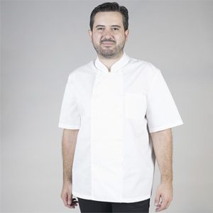 Chaqueta Cocina Unisex Plana Blanca M/C: Comodidad y Estilo en la Cocina