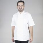 Chaqueta Cocina Unisex SARGA BLANCA M/C: Frescura y Estilo en la Cocina