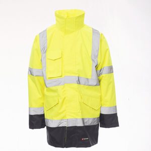 Descubre la versatilidad y seguridad de la chaqueta DOCKYARD de PAYPER: una parka 4 en 1 de alta visibilidad.