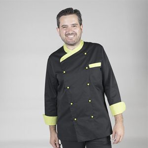 Chaqueta Unisex PARIS: Elegancia y Funcionalidad en Sarga Negra