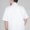 Chaqueta Unisex Popelín Fino Blanco M/C: Comodidad y Estilo