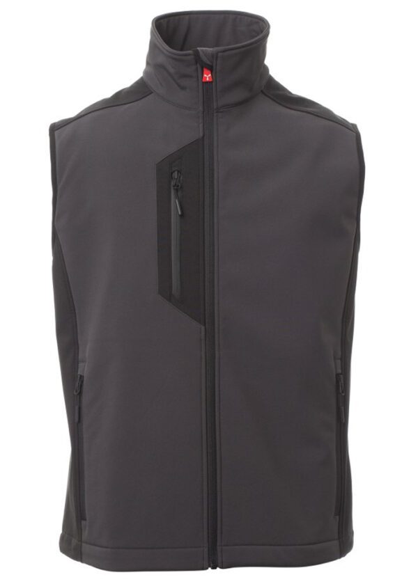 Chaleco soft-shell Cork para hombre bicolor.