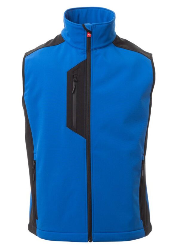 Chaleco soft-shell Cork para hombre bicolor.