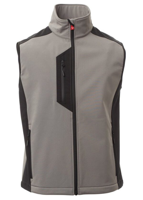 Chaleco soft-shell Cork para hombre bicolor.