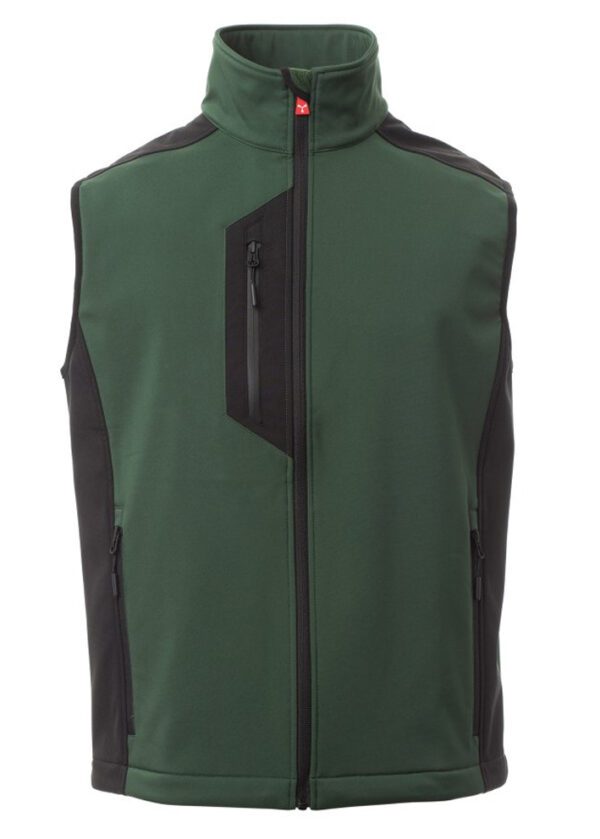 Chaleco soft-shell Cork para hombre bicolor.