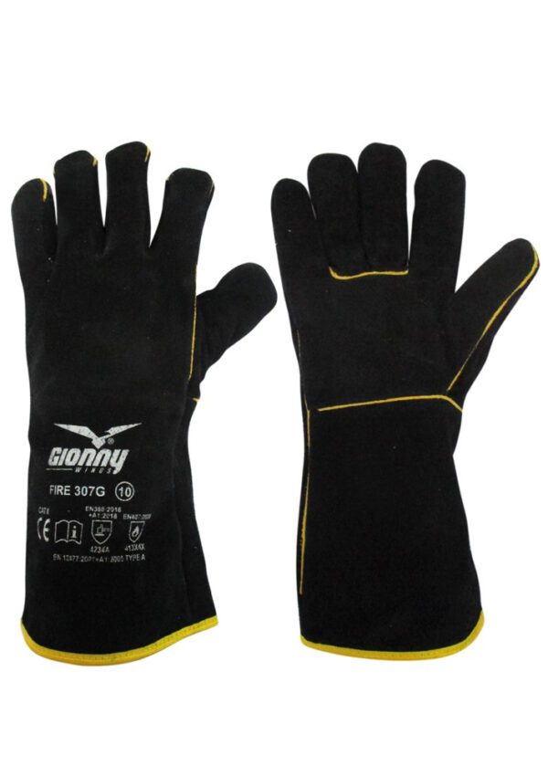 Guantes de soldadura fire 307G PAYPER: protección y agarre para trabajos de soldadura en caliente