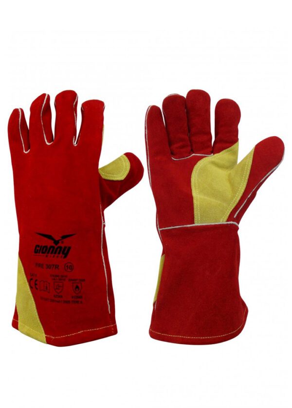Guantes de soldadura fire 307R PAYPER: cómodos, resistentes y seguros para trabajos de soldadura