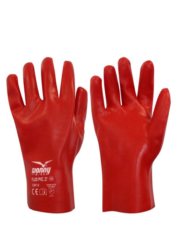 Guantes con revestimiento fluid pvc 27 payper: protección y agarre para tus manos en entornos húmedos o con líquidos.