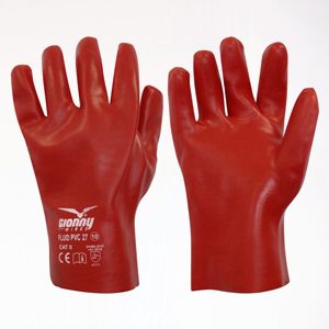 Guantes con revestimiento fluid pvc 27 payper: protección y agarre para tus manos en entornos húmedos o con líquidos.