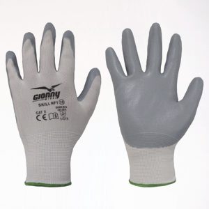 Guantes con revestimiento skill nf1 payper: protección, confort y agarre para tus manos en trabajos ligeros y delicados, incluso en condiciones húmedas y con líquidos, y resistentes a cortes y líquidos.