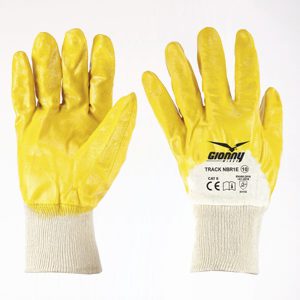 Guantes con revestimiento TRACK NBR1E PAYPER: protección y agarre seguros para tus manos en trabajos pesados y peligrosos.
