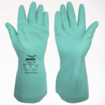 Guantes con revestimiento CHEM M PAYPER: protección química y microbiológica óptima para tus manos.
