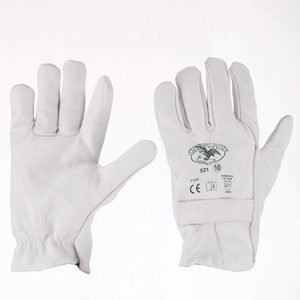 Guantes de piel 521 de Payper, ideales para la manipulación general en condiciones secas