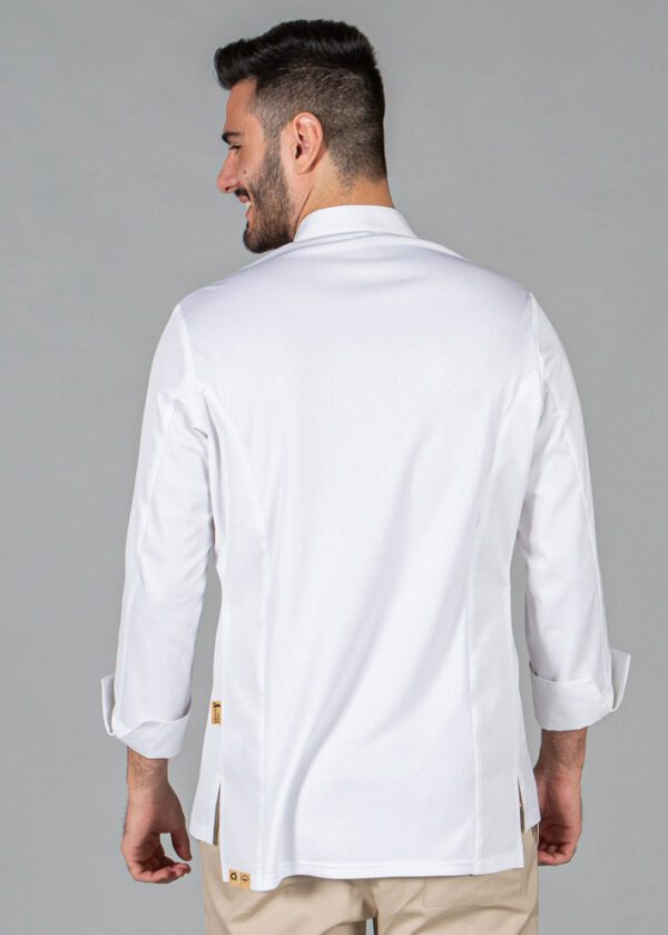 Chaqueta de Cocina Unisex HARO TEJIDO RECICLADO: Elegancia Sostenible para tu Equipo.
