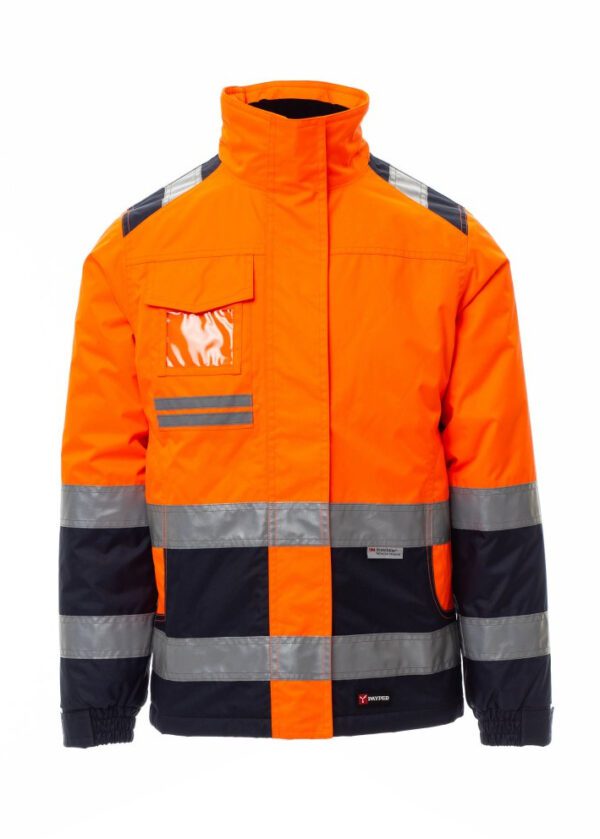 Descubre la innovadora chaqueta HISPEED LADY de PAYPER: alta visibilidad, comodidad y seguridad en un diseño bicolor.