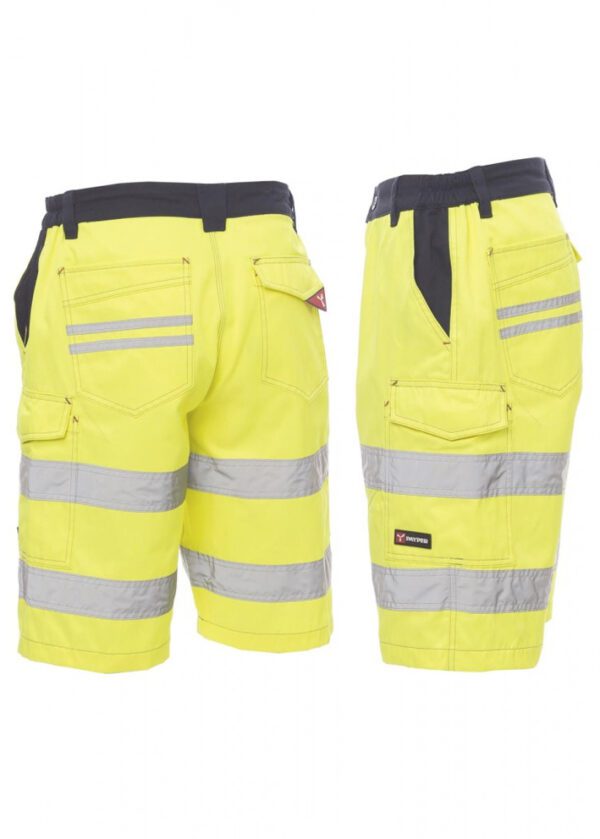 Bandas reflectantes y diseño funcional. Perfecta para trabajadores que requieren alta visibilidad y comodidad en entornos laborales