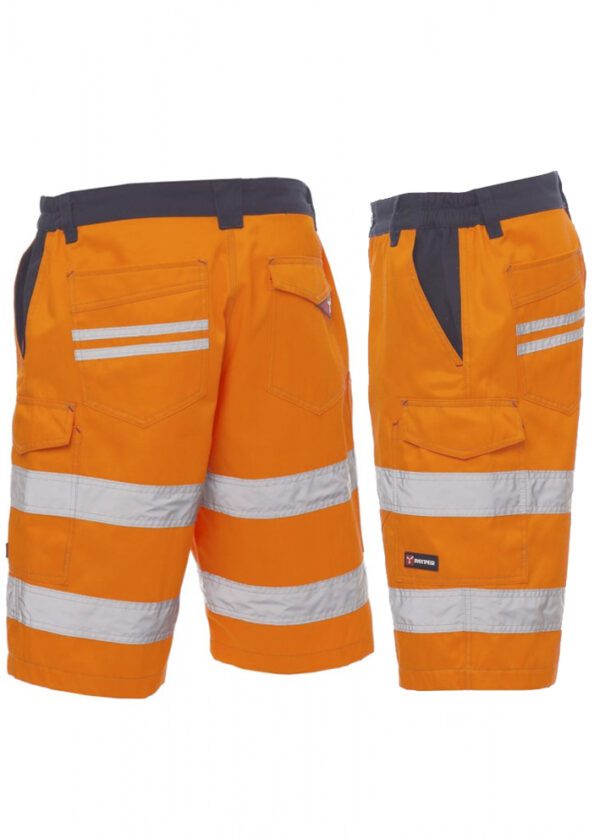 Bandas reflectantes y diseño funcional. Perfecta para trabajadores que requieren alta visibilidad y comodidad en entornos laborales