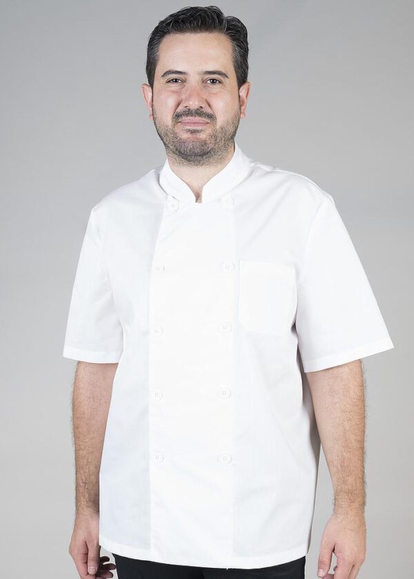 Chaqueta Cocina Unisex Plana Blanca M/C: Comodidad y Estilo en la Cocina